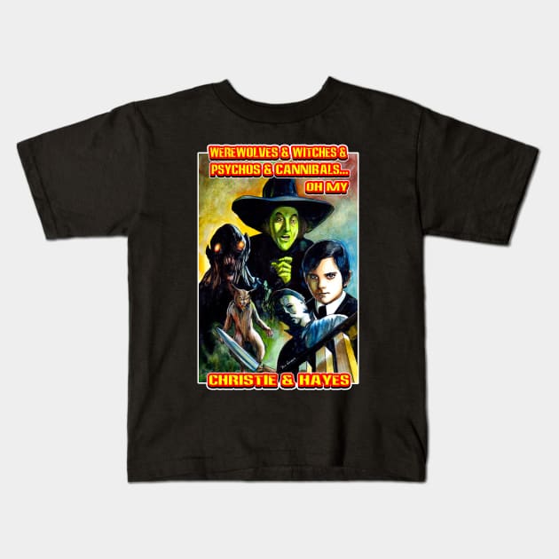 Werewolves and Witches! Kids T-Shirt by GDanArtist